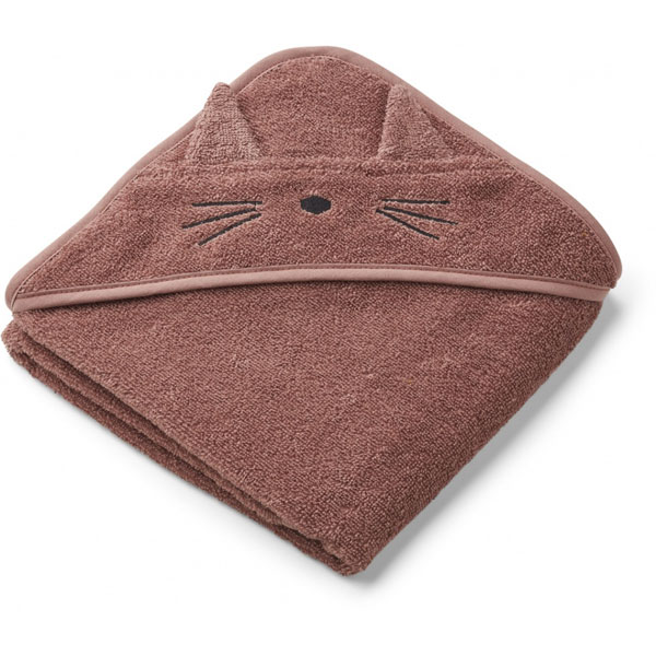 Cape de bain en éponge de coton bio Dark Rose 2 Tailles dispo #Liewood